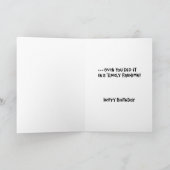 34. Geburtstagskarte Karte (Innenseite)