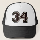 34. Geburtstagsparty Truckerkappe (Vorderseite)