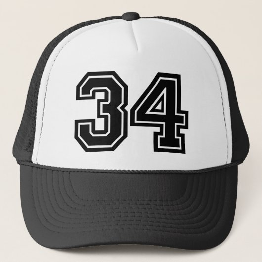 34. Geburtstagsparty Truckerkappe (Vorderseite)