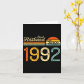 34. Hochzeitstag Ehemann Seit Design Karte (Gelbe Blume)