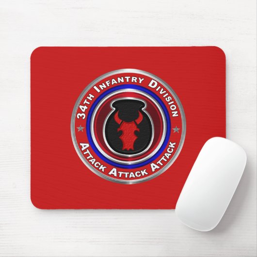 34. Infanterie-Division Mousepad (Mit Mouse)