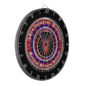 34. Infanterieabteilung Dartscheibe (Vorderseite Links)