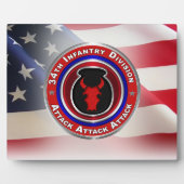 34. Infanterieabteilung Fotoplatte (Vorderseite)