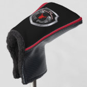 34. Infanterieabteilung Schild Golf Headcover (3/4 Vorderseite)