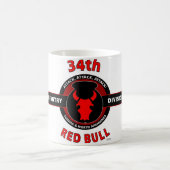 34. INFANTERIEDIVISION" RED BULL " KAFFEETASSE (Mittel)