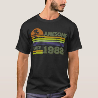 34 Jahre alte Männer Frauen Phantastisch seit 1988 T-Shirt