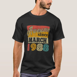 34 Jahre Phantastisch seit März 1988 Geschenke 34. T-Shirt
