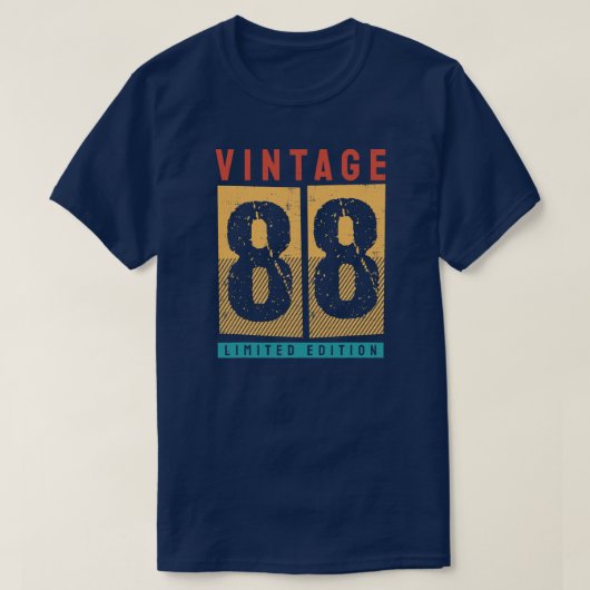 34 Jahre Vintag 1988 34. Geburtstag T-Shirt (Design vorne)