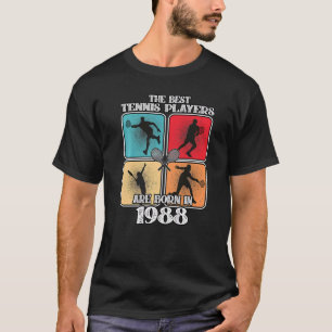 34-jähriger Tennisspieler 1988 34. Geburtstag Vint T-Shirt