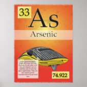 34. Periodische Tabelle der Elemente (As) Poster (Vorne)