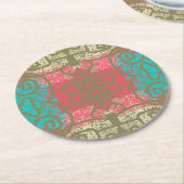 34 RUNDER PAPPUNTERSETZER (Angewinkelt)