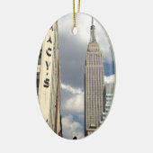 34th Street Empire State Gebäude Manhattan NYC Keramikornament (Links)