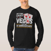 34th Wedding Anniversary - Las Vegas Trip T-Shirt (Vorderseite)