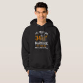 34th Wedding Anniversary Matching Couple Men Women Hoodie (Vorne ganz)