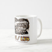 350 LT5 ZR1 Korvette Motor Kaffeetasse (VorderseiteRechts)