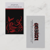 350 ml [rot] Visitenkarten Visitenkarte (Vorne/Hinten)