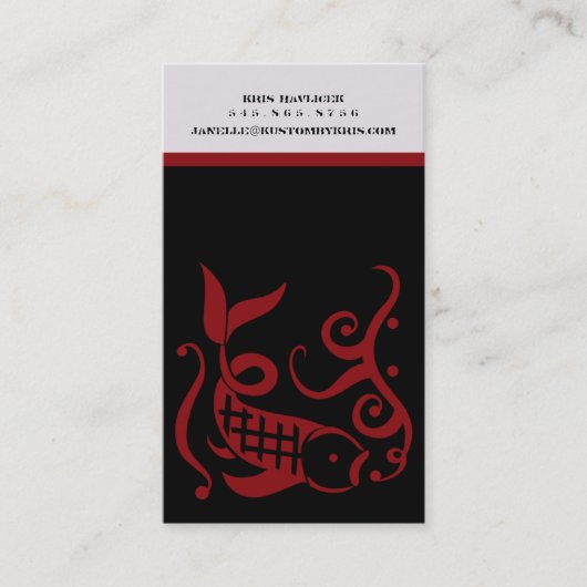 350 ml [rot] Visitenkarten Visitenkarte (Vorderseite)