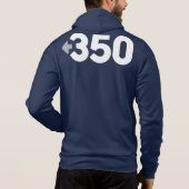 350 ReißverschlussHoodie Hoodie (Rückseite)