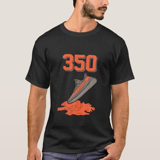 350 V2 Beluga Reflektives T-Shirt für Shoes Drippi (Vorderseite)