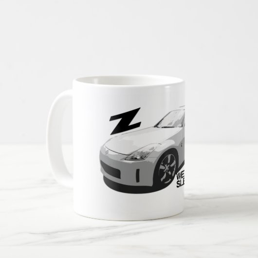 350Z Aint Schlafen Kaffeetasse (Vorderseite Links)