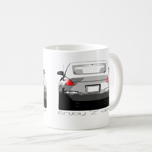 350Z "Enjoytheview. " Kaffeetasse (VorderseiteRechts)