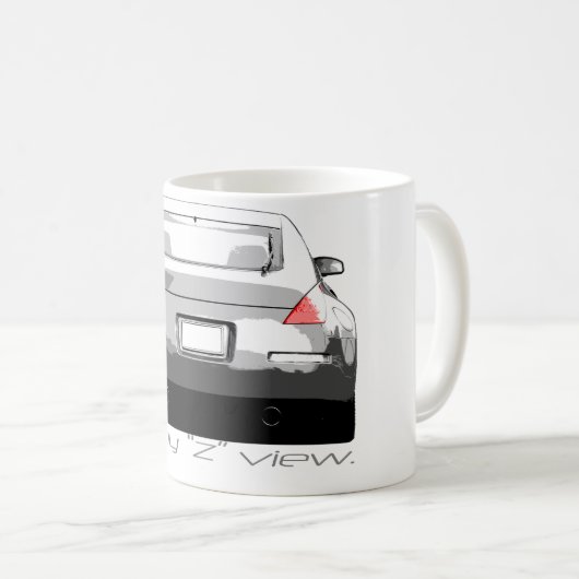 350Z "Enjoytheview. " Kaffeetasse (VorderseiteRechts)