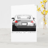 350Z "Enjoytheview." Karte (Gelbe Blume)