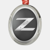 350Z Lovers Ceramic Ornament Aus Metall (Links)