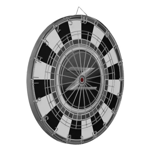 350Z nummeriertes Dartboard Dartscheibe (Vorderseite Links)