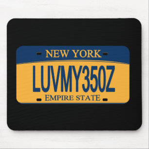 350Z NY Nummernschild-Mauspad Mousepad