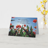3521 Tulips Destination Recovery Encouragement Karte (Gelbe Blume)