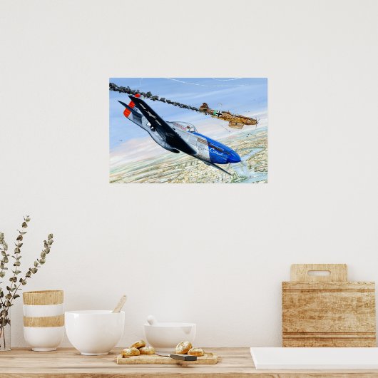 352. FG P-51 MUSTANG POSTER (Küche)