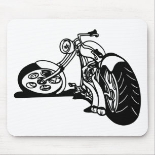 354 Chopper-Fahrrad Mousepad