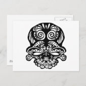 355 Stammesschädel Postkarte (Vorne/Hinten)