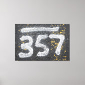 357 Mason's and Angel Number Leinwanddruck (Vorderseite)
