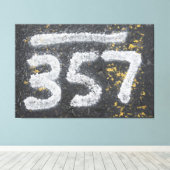 357 Mason's and Angel Number Leinwanddruck (Insitu (Holzboden))