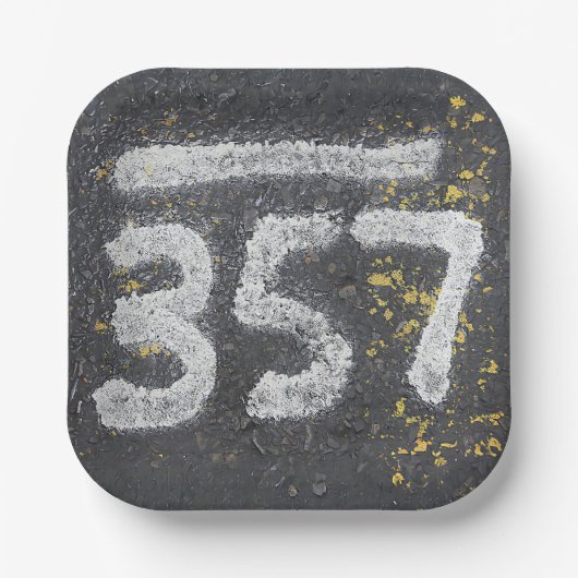 357 Mason's and Angel Number Pappteller (Vorderseite)