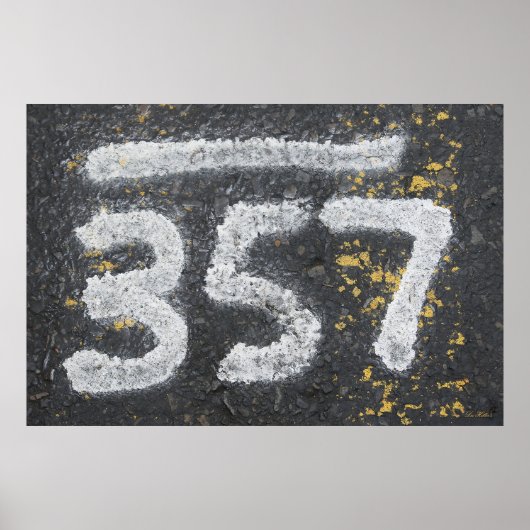 357 Mason's and Angel Number Poster (Vorne)