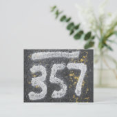 357 Mason's and Angel Number Postkarte (Stehend Vorderseite)
