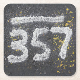 357 Mason's and Angel Number Rechteckiger Pappuntersetzer