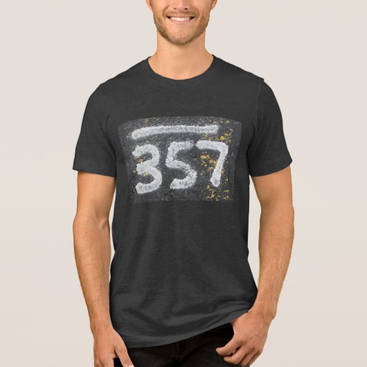 357 Mason's and Angel Number Tri-Blend Shirt (Vorderseite)