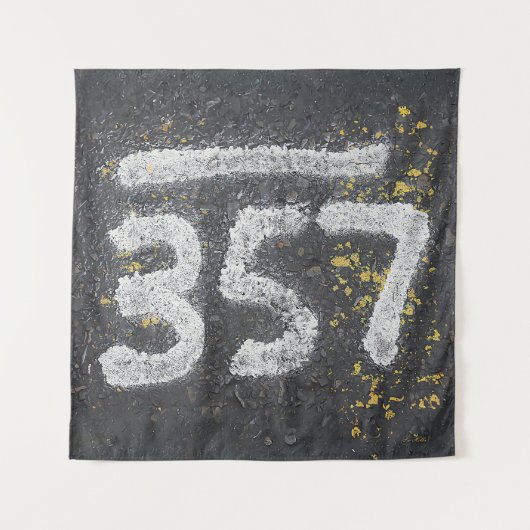 357 Mason's and Angel Number Wandteppich (Vorderseite)