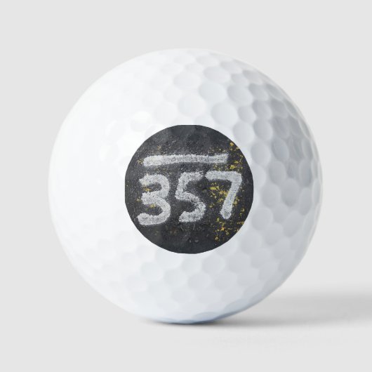 357 Masons und Engelszahl Golfball (Vorderseite)