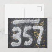 357 Masons und Engelszahl Postkarte (Vorne/Hinten)