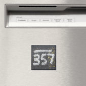 357 Maurer- und Engelszahl Magnet (In Situ (Geschirrspüler))