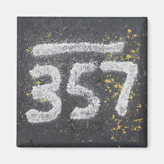 357 Maurer- und Engelszahl Magnet (Vorne)