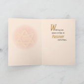 3583 Passover Red-Gold Karte (Innenseite)