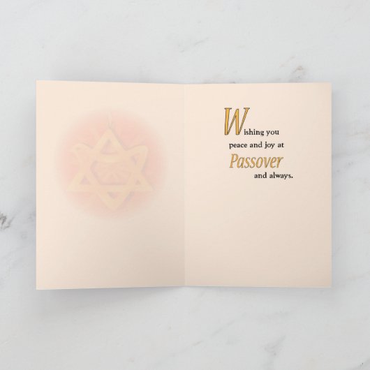 3583 Passover Red-Gold Karte (Innenseite)