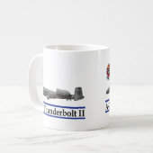 358th Kämpfer-GeschwaderA-10 Thunderbolt Kaffeetasse (Vorderseite Links)