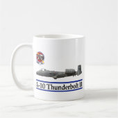 358th Kämpfer-GeschwaderA-10 Thunderbolt Kaffeetasse (Links)